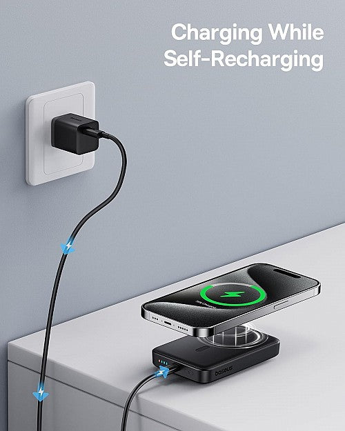 Baseus Powerbank 20W 10000mAh Magnetic Air Wireless Black Baseus Powerbank 20W 10000mAh Magnetic Air Wireless Black